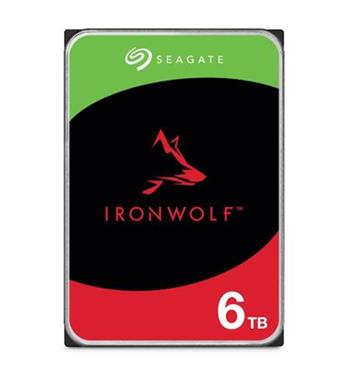 Seagate IronWolf, NAS HDD, 6TB, 3.5", SATAIII, 256MB cache, 5.400RPM