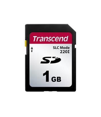 Transcend 1GB SD220I MLC průmyslová paměťová karta (SLC Mode), 22MB/s R,20MB/s W