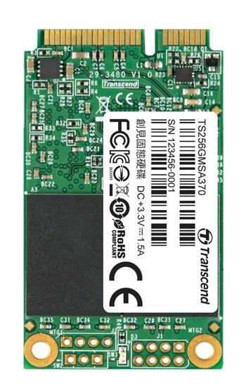 TRANSCEND MSA370 256GB SSD disk mSATA, SATA III (MLC)